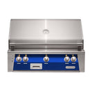 Alfresco 36" Ultramarine Blue Built-In Gas Grill with Rotisserie & Smoker Drawer

