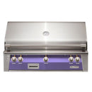Alfresco 42" Blue Lilac Built-In Gas Grill with Sear Zone, Rotisserie & Signature Smoker System