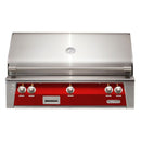 Alfresco 42" Carmine Red Built-In Gas Grill with Sear Zone, Rotisserie & Smoker Drawer

