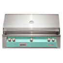 Alfresco 42" Light Green Built-In Gas Grill with Rotisserie, Sear Zone & Smoker Drawer