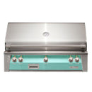 Alfresco 42" Light Green Built-In Gas Grill with Rotisserie, Smoker & EZ-Lift Hood

