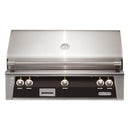Alfresco 42" Matte Jet Black Built-In Gas Grill with Rotisserie, Smoker & EZ-Lift™ Hood


