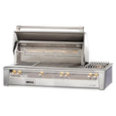 Alfresco 56" Deluxe Built-In Stainless Steel Gas Grill with Rotisserie, Side Burner & Smoker System

