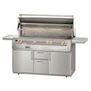 Alfresco ALXE 56-Inch Stainless Steel Freestanding Gas Grill w/ Sear Zone And Rotisserie
