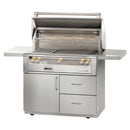 Alfresco Deluxe 42-Inch Stainless Steel Freestanding Gas Grill w/ Rotisserie & Sear Zone