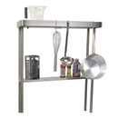 Alfresco High Shelf With Pot Rack And Light Accessory For 30-Inch Apron Sink