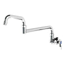 Alfresco Pot Filler Outdoor Rated Cold Water Faucet w/ Double Joint Spout