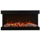 Amantii Tru-View XL XT 60" Three-Sided Electric Fireplace for Indoor or Outdoor Use