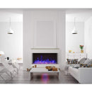 Amantii Tru-View XL XT 60" Three-Sided Electric Fireplace for Indoor or Outdoor Use