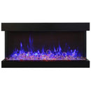 Amantii Tru-View XL XT 60" Three-Sided Electric Fireplace for Indoor or Outdoor Use