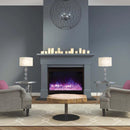Amantii - Decorative Steel Surround for 31" Zero Clearance Electric Fireplace