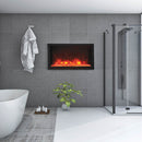 Amantii Panorama Deep Extra Tall 72 Inch Indoor Outdoor Electric Fireplace