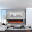 Amantii Panorama Deep Extra Tall 50 Inch Indoor Outdoor Electric Fireplace