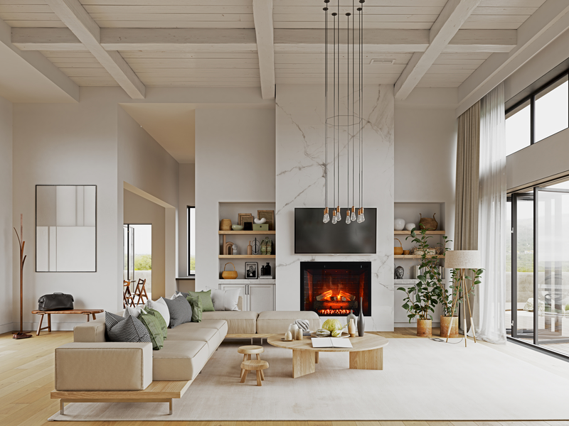 Amantii Fire & Ice Classic Edition 26" Electric Fireplace Insert with WiFi, LED Flame Effects & Built-In Installation