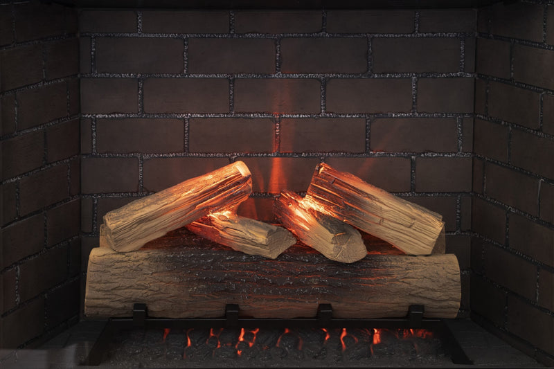 Amantii Fire & Ice Classic Edition 33" Built-In Electric Fireplace Insert with WiFi and Realistic Flame Effects