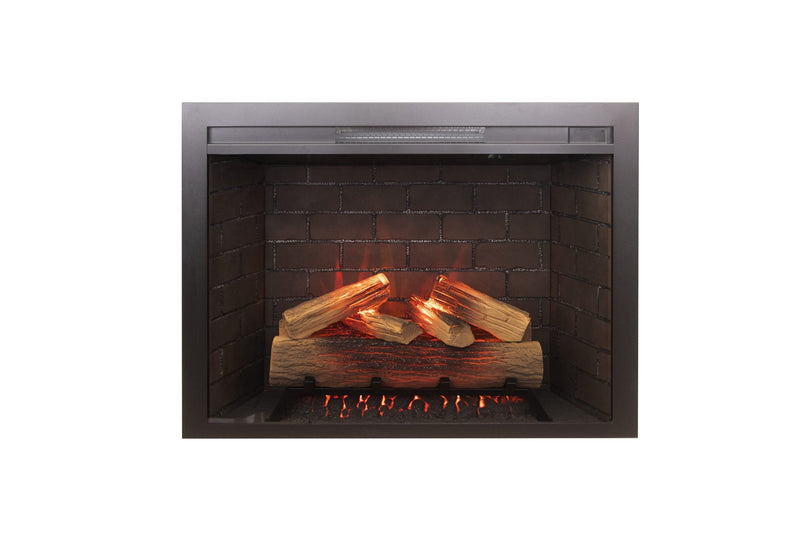 Amantii Fire & Ice Classic Edition 33" Built-In Electric Fireplace Insert with WiFi and Realistic Flame Effects