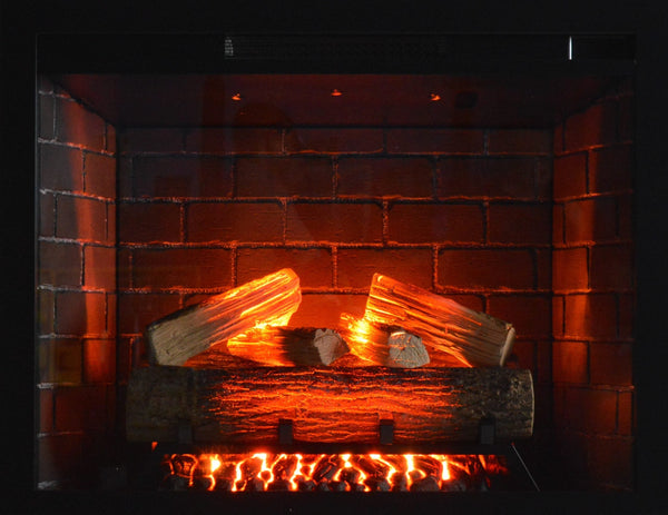 Amantii Fire & Ice Classic Edition 33" Built-In Electric Fireplace Insert with WiFi and Realistic Flame Effects