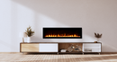 Amantii Fire & Ice Evolution 42" Linear Electric Fireplace with WiFi, Frameless Design & Multi-Color LED Flames
