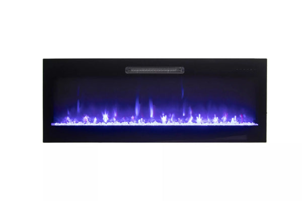 Amantii Fire & Ice Evolution 60" WiFi-Enabled Linear Wall-Mount Electric Fireplace