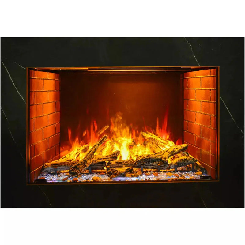 Amantii Signature Series 38" Built-In Electric Fireplace with Optimyst® Mist Flame & Bluetooth Audio