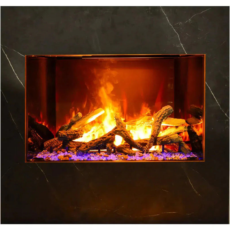 Amantii Signature Series 38" Built-In Electric Fireplace with Optimyst® Mist Flame & Bluetooth Audio