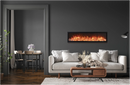 Amantii Symmetry Bespoke 88" Built-In Smart Electric Fireplace – Indoor/Outdoor with Bluetooth and Crackling Sound
