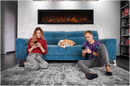 Amantii Symmetry Lumina 34" Indoor/Outdoor Smart Built-in Electric Fireplace with LED Logset