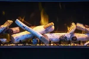 Amantii Symmetry Lumina 50" Smart Electric Fireplace with Front Vent Heat for Indoor/Outdoor Built-in Installation