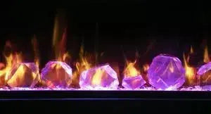 Amantii Symmetry Lumina 74" Built-in Smart Electric Fireplace with Silent Heater for Indoor/Outdoor Use