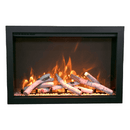 Amantii TRD Bespoke 33" Traditional Electric Fireplace Insert for Indoor/Outdoor Use