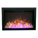 Amantii TRD Bespoke 33" Traditional Electric Fireplace Insert for Indoor/Outdoor Use