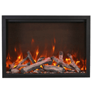Amantii TRD Bespoke 33" Traditional Electric Fireplace Insert for Indoor/Outdoor Use