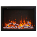 Amantii TRD Bespoke 33" Traditional Electric Fireplace Insert for Indoor/Outdoor Use