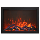 Amantii TRD Bespoke 33" Traditional Electric Fireplace Insert for Indoor/Outdoor Use