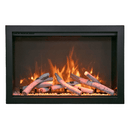 Amantii TRD Bespoke 33" Traditional Electric Fireplace Insert for Indoor/Outdoor Use
