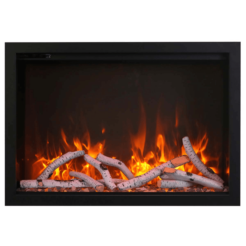Amantii TRD Bespoke 38" Traditional Electric Fireplace Insert for Indoor/Outdoor Use