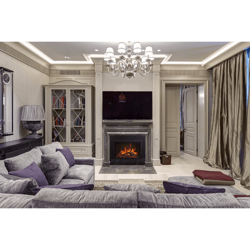 Amantii TRD Bespoke 38" Traditional Electric Fireplace Insert for Indoor/Outdoor Use