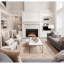 Amantii TRD Bespoke 38" Traditional Electric Fireplace Insert for Indoor/Outdoor Use