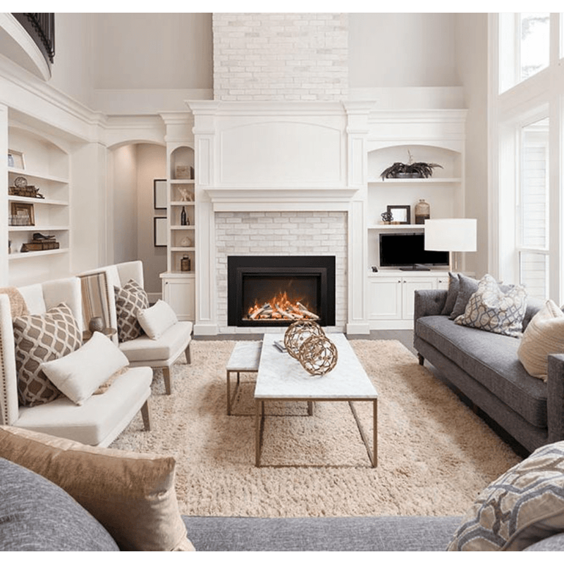 Amantii TRD Bespoke 38" Traditional Electric Fireplace Insert for Indoor/Outdoor Use