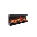 Amantii Tru View Bespoke 45" Three-Sided Indoor/Outdoor Electric Fireplace with Smart Controls