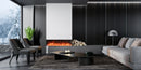 Amantii 75 Inch Tru View Bespoke Built-In Indoor / Outdoor 3 Sided Electric Fireplace