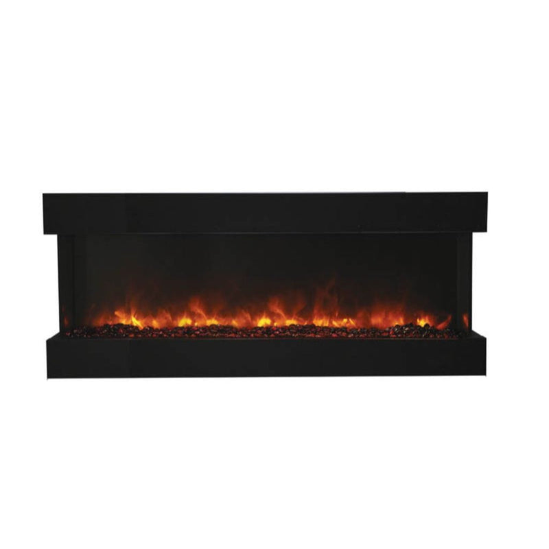 Amantii Tru-View XL Deep 60" Three-Sided Electric Fireplace for Indoor or Outdoor Installations
