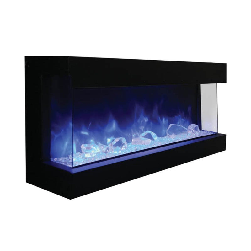 Amantii Tru-View XL Deep 60" Three-Sided Electric Fireplace for Indoor or Outdoor Installations