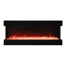 Amantii Tru-View XL Deep 60" Three-Sided Electric Fireplace for Indoor or Outdoor Installations