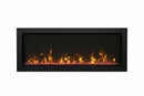 Amantii 26 inch Remii CLASSIC-SLIM-26 Steel Surround Classic Extra Slim Built In Electric Fireplace