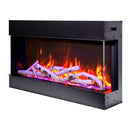 Remii 40-BAY-SLIM Indoor/Outdoor 40 inch 3 Sided Electric Fireplace