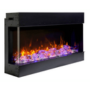 Remii 50-BAY-SLIM Indoor/Outdoor 50 inch 3 Sided Electric Fireplace