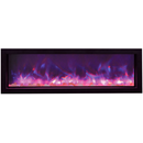 Remii 55 inch Steel Surround Deep Built-in linear Indoor Outdoor Electric Fireplace