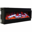 Remii 55 inch Steel Surround Deep Built-in linear Indoor Outdoor Electric Fireplace