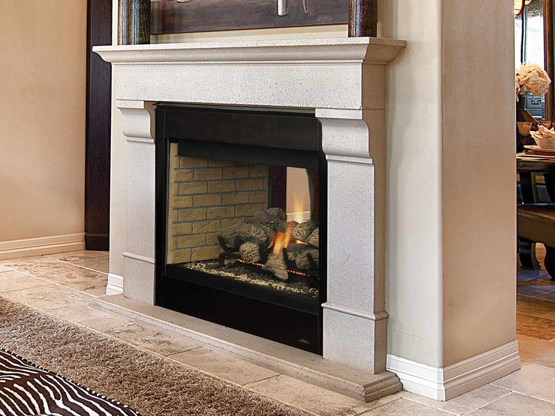 Astria MarinST - 40 inch B-Vent Fireplace, See-Through, Radiant, Millivolt | Marin40STMN